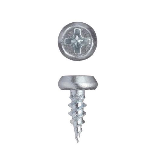 Саморезы клопы 11х3,5 мм оцинк. по металлу острые (1000шт.) фото 1