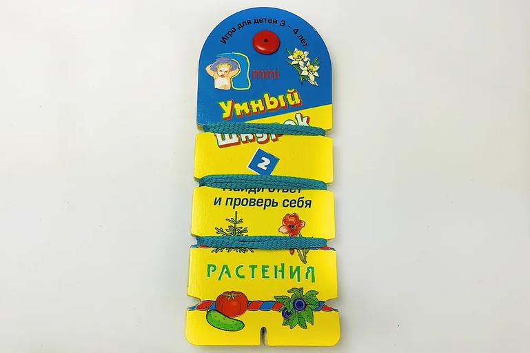 Обучающая игра МКИ «Умный шнурок №2» растения-мини фото 2