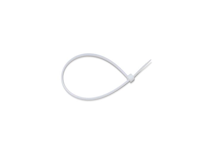 Стяжка нейлоновая, бел. 4*200 mm Ripo (упак. 100 шт.) фото 1