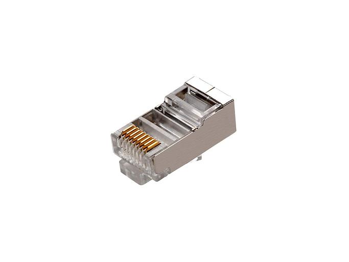 Коннектор RJ-45 (8P8C) экранированный RIPO фото 2