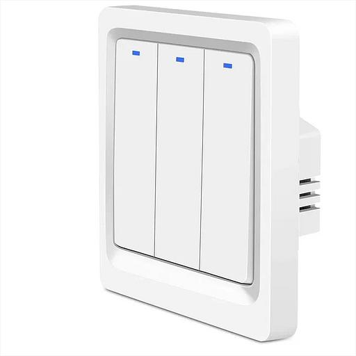 Умный выключатель трёхкнопочный Roximo SWBTN01-3 ОПТ фото 1