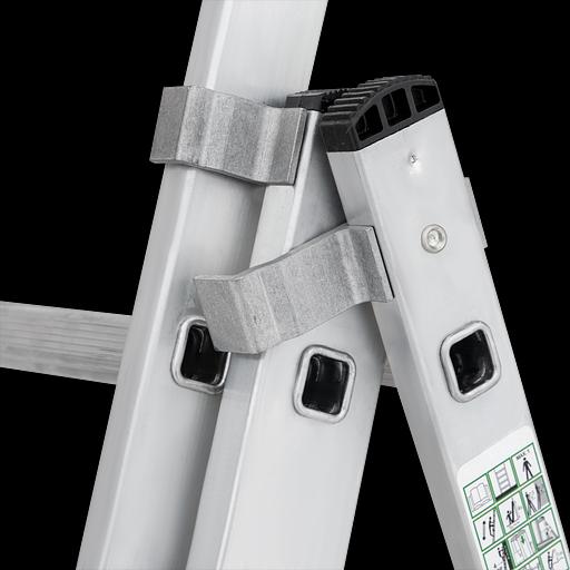 Лестница алюминиевая трёхсекционная NV 1230 3×5 ОПТ фото 9