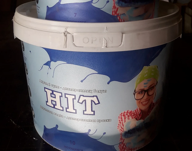 Акриловая краска HIT мою-ся 25кг фото 1