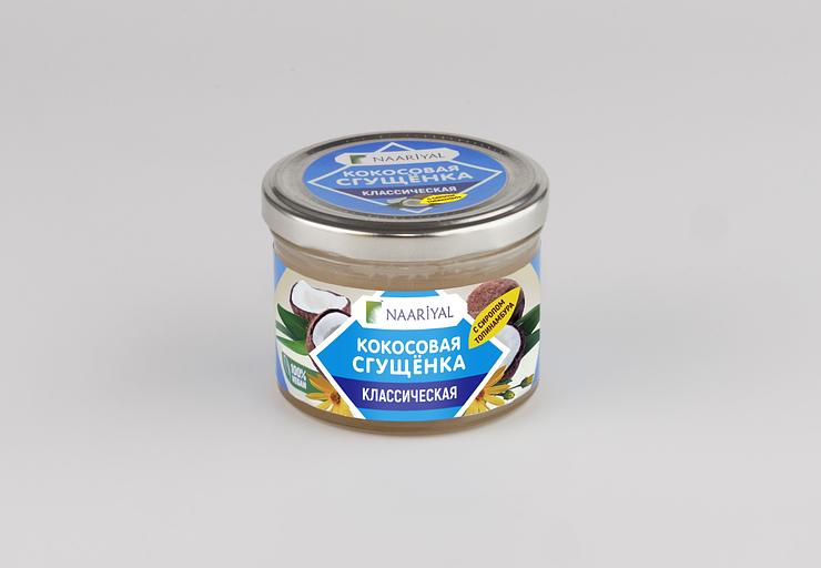 Кокосовая сгущенка классика с сиропом топинамбура, 220 г опт фото 1