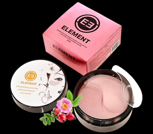 Гидрогелевые патчи для глаз с экстрактом шиповника, розы и овсяных отрубей ОПТ фото 1