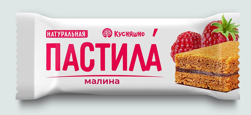 Пастила батончик «Кусняшно» малина 30 г ОПТ фото 1