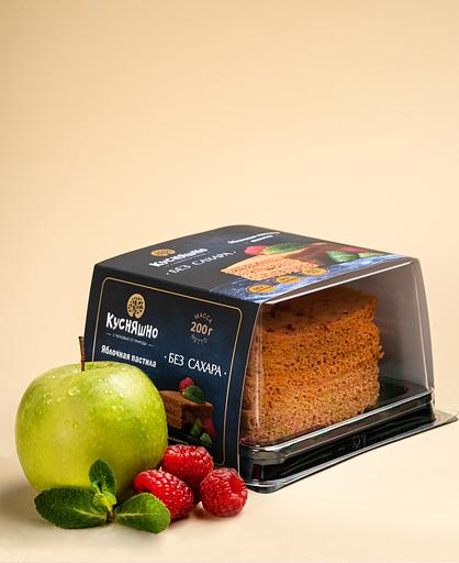 Торт «Кусняшно» из яблочной пастилы с малиной без сахара 200 г ОПТ фото 1
