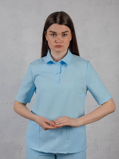 Футболка поло «Габардин» ОПТ фото 3