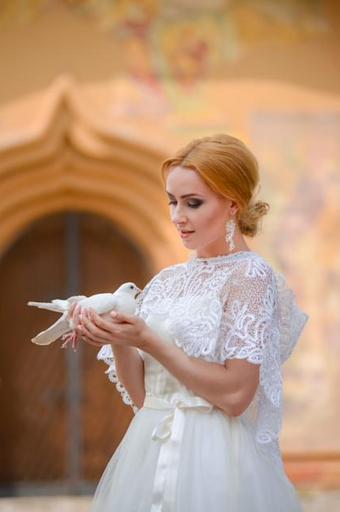 Пелерина «Венчальная» ОПТ фото 2