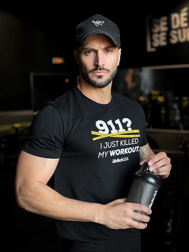 Шейкер Biotech USA WAVE 600 мл черный ОПТ фото 4