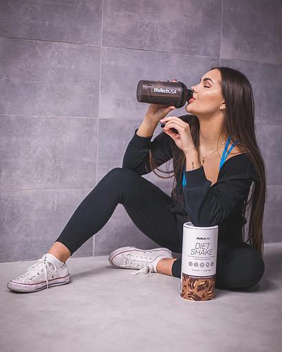 Шейкер Biotech USA WAVE 600 мл черный ОПТ фото 5