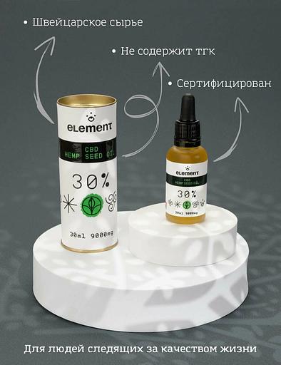 Масло CBD Hemp Seed Oil 30%, 9000 мг 30 мл ОПТ фото 3