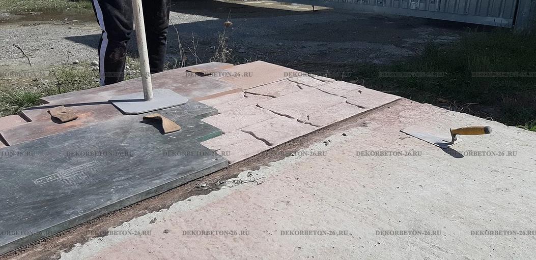 Тонкослойный печатный бетон 25 кг (белый) фото 2