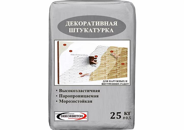 Декоративная штукатурка - фасадная высокопластичная 25 кг (белая) фото 1
