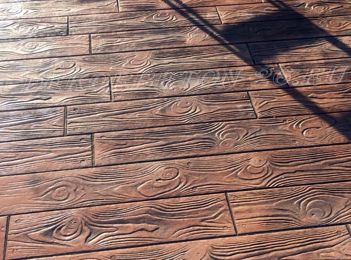 Форма для печатного бетона «Палубная доска» фото 2