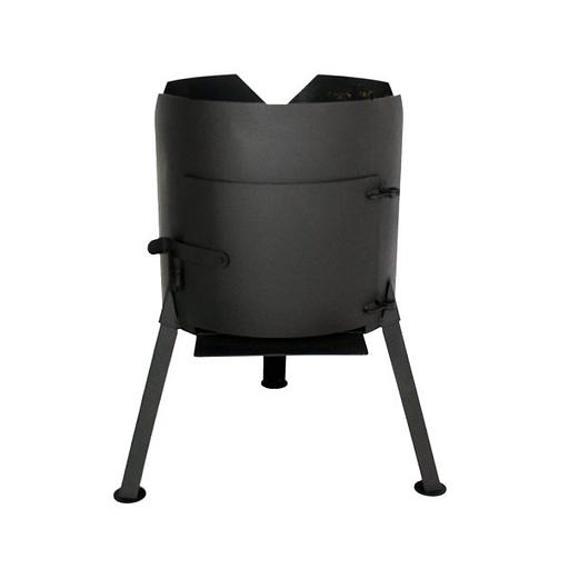 Печь под казан 6-8 литров с дверкой (съемные ножки) опт фото 2