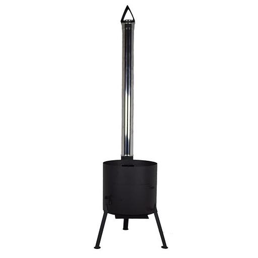 Печь для казанов 8-10 литров с нержавеющим дымоходом опт фото 1