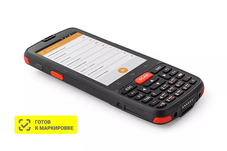 Терминал сбора данных АТОЛ Smart.Slim базовый (4", Android 7.0, MTK MT6580, 1Gb/8Gb, 2D E3, Wi-Fi, BT, БП, IP65, 4000 mАh) фото 1