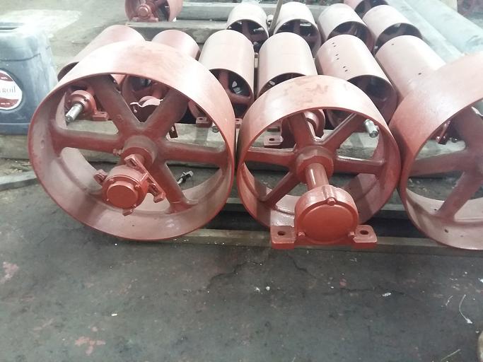 Изготовление норийных барабанов диаметром до 1000мм,шкивов, приводных и натяжных барабанов, роликов и прочее фото 3