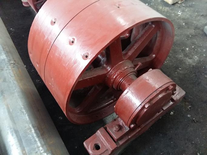 Изготовление норийных барабанов диаметром до 1000мм,шкивов, приводных и натяжных барабанов, роликов и прочее фото 6