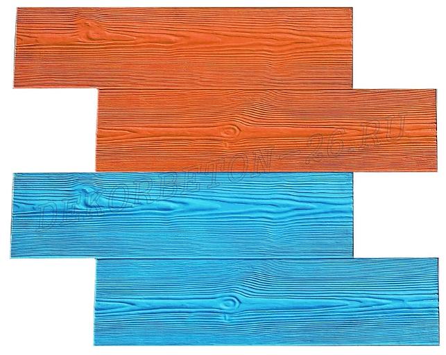 Форма для печатного бетона «Доска двойная» фото 1