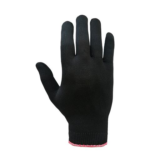 Рабочие х/б перчатки тонкие с ПВХ «микроточка» 13 класс вязки (70% хлопок, 30% полиэфир) чёрный, арт.13ХТ фото 3