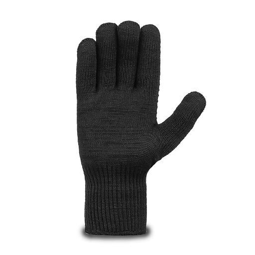 Рабочие перчатки трикотажные «Супер люкс» без ПВХ 10 класс вязки (70% хлопок, 30% полиэфир) чёрный, арт.05 фото 3