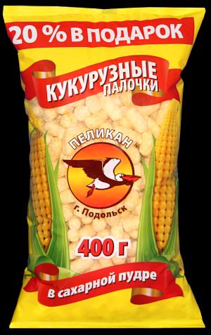 Кукурузные палочки в сахарной пудре 400 гр. ОПТ фото 1