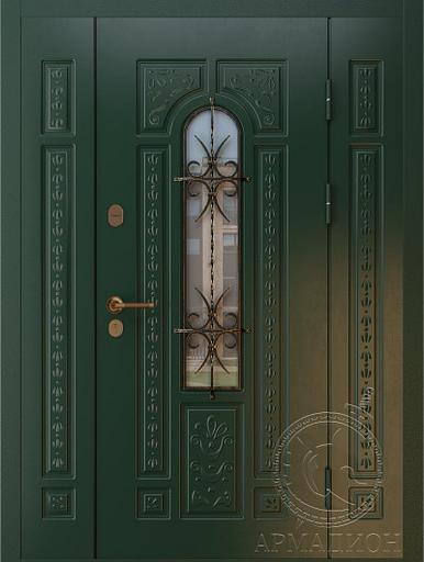 Дверь входная «Лацио» с полками фото 1