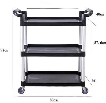 Тележка из АВС пластика для ресторанов 1000х500х1000 мм фото 1
