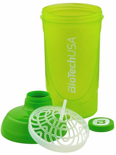 Шейкер Biotech USA WAVE 600 мл зеленый ОПТ фото 2