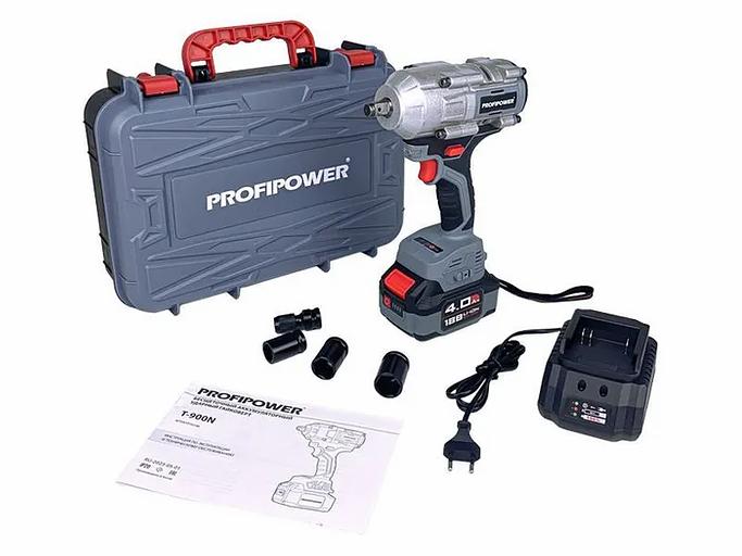 Аккумуляторный гайковерт бесщеточный ProfiPower Т-900N ОПТ фото 2