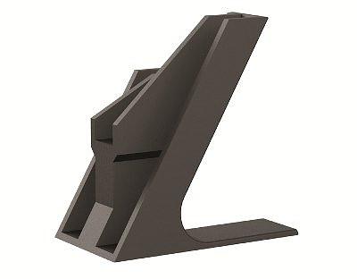 Кабельный держатель для крепления в треугольник, д. 30-40 мм, тип 1 фото 1