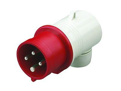 Вилка кабельная угловая IP44 32A 3P+E+N 400В фото 1