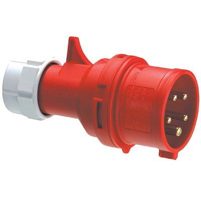 Вилка кабельная IP44 32A 3P+E 400V фото 1