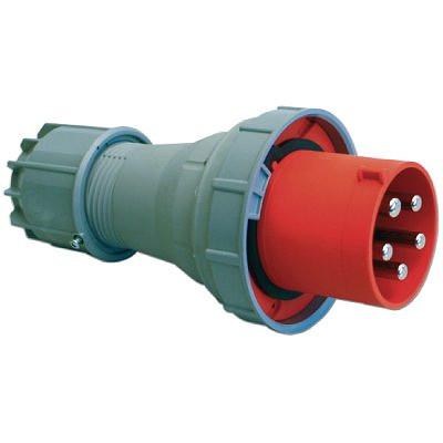 Вилка кабельная IP67 125A 3P+E 400V фото 1
