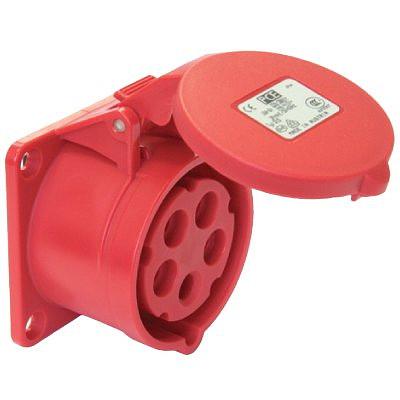 Розетка скрытой установки IP44 32A 3P+E 400V фото 1