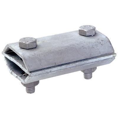 Параллельный зажим с разд.пластиной,медь фото 1