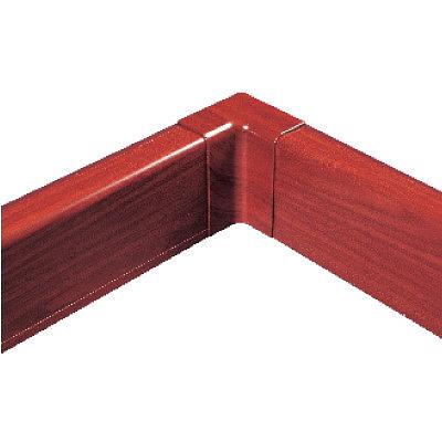 Внутренний угол для плинтусного короба 100х40 мм (ламинированный под дерево) фото 1