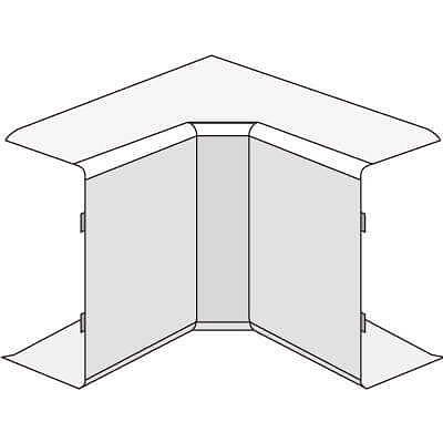 AIM 40x17 Угол внутренний белый (розница 4 шт в пакете, 10 пакетов в коробке) фото 1