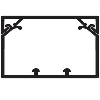 DKC 01781 TA-GN 80x40 Короб с крышкой с направляющими для установки разделителей фото 1
