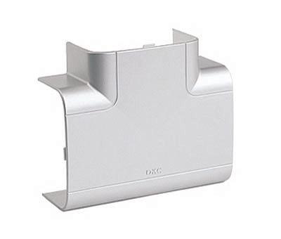 Тройник 140х50 мм, цвет серый металлик фото 1