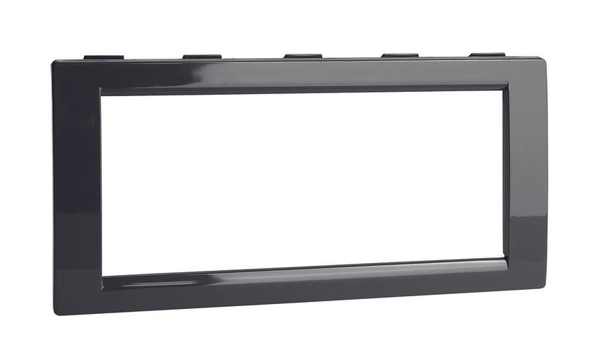 Рамка универсальная на 4 модуля, цвет чёрный фото 1