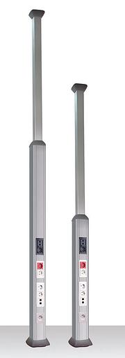 Колонна алюминиевая, 1.5 - 3м, цвет белый фото 1