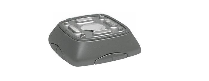 Основание для колонн запасное, цвет серебристый металлик фото 1