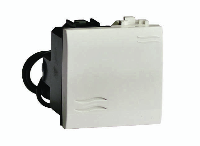 Выключатель типа "кнопка" с подсветкой, черный, 2мод. фото 1