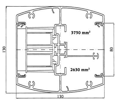 BIS2700 NR Колонна алюминиевая фото 1