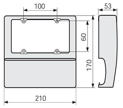 SCN6 A Коробка под розетку п.р.100 мм для TCN фото 1
