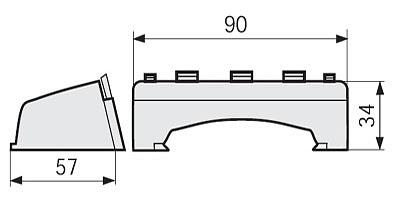 DPA W Отвод для напольного канала фото 1