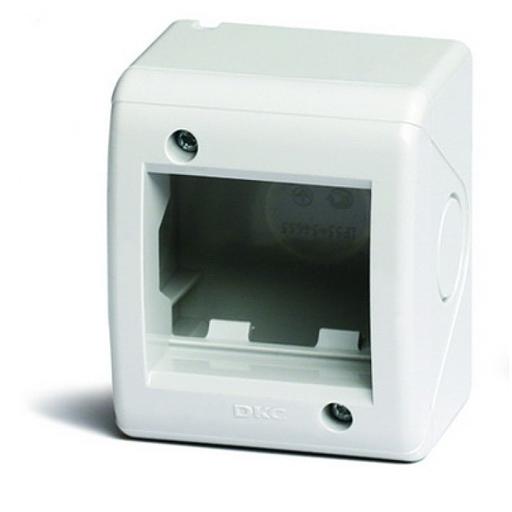 Модульная настен. коробка для эл/устан. изделий VIVA, IP40,2мод. фото 1